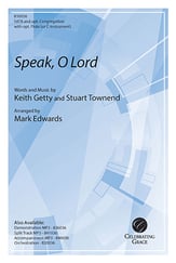 Speak, O Lord SATB choral sheet music cover